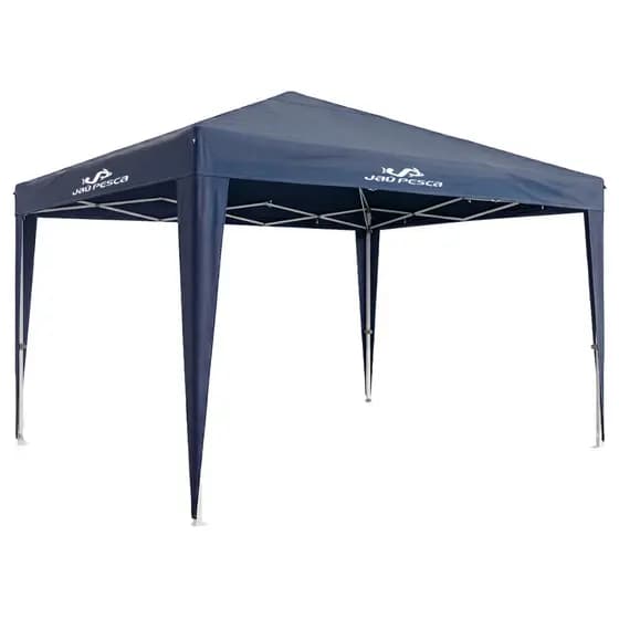 Tenda Gazebo Jaú Pesca SANFONADO/DOBRÁVEL Para Uso Externo 3x3x2,55 4 Cordas e 4 Estacas