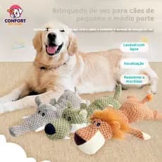 Brinquedos Pelúcia Pet Cachorros Tecido Canelado Resistente/Brinquedos de pelúcia de gato e cachorro