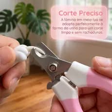 Alicate de Unha para Pets com Trava de Segurança para Cães e Gatos pequeno