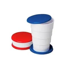 Kit 2 Copo Dobrável Leve Prático