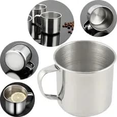 Canecas de Inox 3 Tamanhos Diferentes Resistente Aço Inoxidável