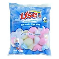 Algodão Bolas De Algodão Colorido Macio Hidrófilo 2 Pacote 20 G