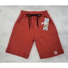 Bermuda de moletinho masculino infantil LARANJA do 4 ao 16