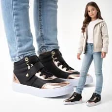 Botinha Feminina Original casual Infantil Calçado Para Escola Leve Macia Direto Da Fabrica