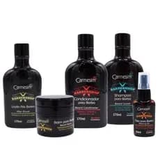 Kit Barba Limpeza e Proteção - Shampoo - Condicionador - Pós Barba - Balm e Oleo