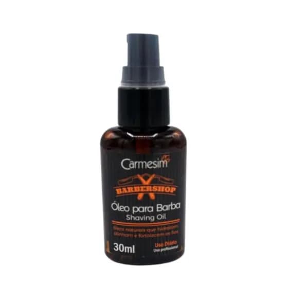 Óleo Para Barba Hidratante 30ml Carmesim - Vegano E Orgânico