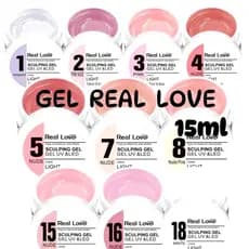 Gel de Modelagem para Unhas Real Love Sculpting Gel - 15ml
