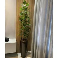 planta bambu artificial 1mt 4 galhos o vaso não acompanha
