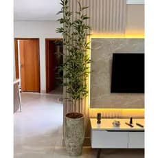 planta bambu artificial 4 galhos 1.10mt o vaso não acompanha