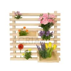 Painel de Madeira, Suporte para Plantas e Hortas, Jardim Vertical.