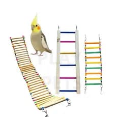 KIT Pontes Escada para Calopsitas, Periquitos e Aves (3 MODELOS DE PONTE ESCADA)