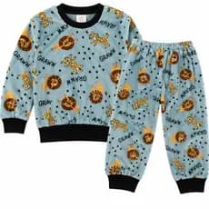 Conjunto Bebê Inverno Longo Fleece Roupas para bebê Roupa de Frio Menino ou Menina
