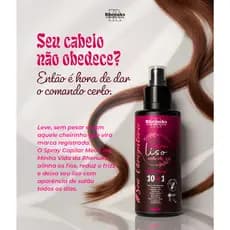 Spray Protetor Térmico 10 em 1 Capilar Meu liso Minha Vida 200ml CADA Rhenuks