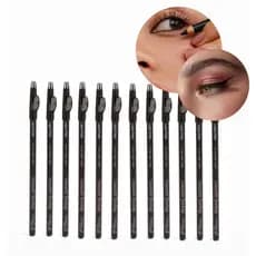 12 ( UMA DUZIA)  Unidades Lápis de Olho Preto Febella Makeup com apontador lapis preto