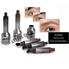 Sombra Liquida para Sobrancelhas /Barba, fio a fio, design de alta pigmentação 3 tonalidades Febella