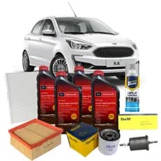 Kit Revisão Ford Ka 1.0 1.5 5w20 FORD Motorcraft 100% Sintetico Original+Todos os Filtros