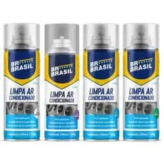 Limpador Automotivo Higienizar Ar Condicionado Carro Spray Fragrância 210ml BR Brasil