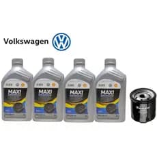 Kit Troca de Óleo 5w40 VW Sintético+Filtro Óleo Gol/Fox/Voyage/Saveiro/Polo/Golf/Spacefox/fox