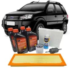 Kit Revisão Ecosport  1.6 2003 Á 2012 Zetec Rocam 5w30 Motorcraft revisão Ford