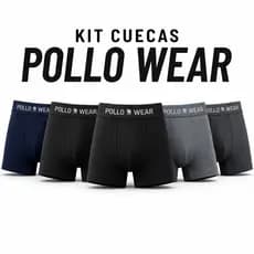 Cueca Boxer Polo Wear Masculina | Kit c/3 - 6 ou 10 Unidades | Variadas | Entrega Rápida SP