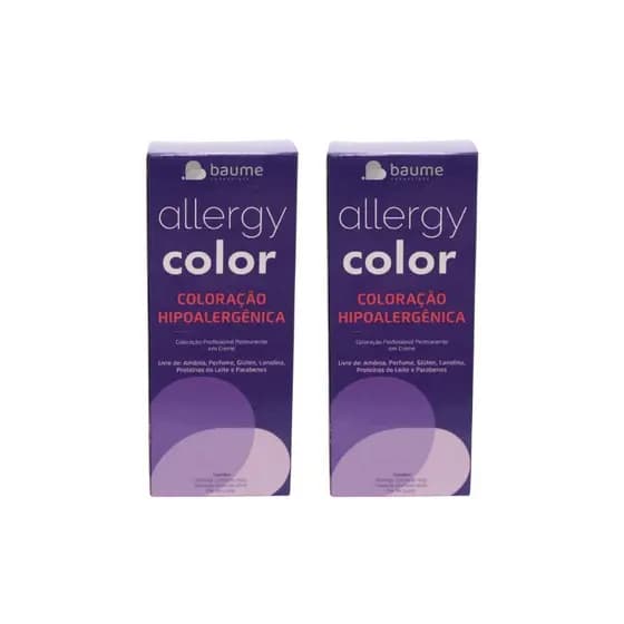Tinta Hipoalergenica Allergycolor  Coloração 6.0  Kit C/2- Baume