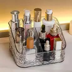 Porta Maquiagem Organizador Multiuso De Acrílico Transparente Batom Cosméticos