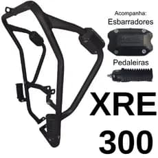 Protetor Para XRE 300 de 2009 até 2023 Carenagem Tanque Motor Mata Cachorro