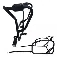 Kit CROSSER 2025 e 2026 Protetor de Carenagem Mata Cachorro Tanque Motor + Afastador de Alforges