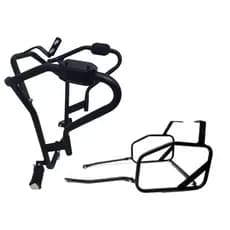 Kit XRE 190 2025 e 2026 Protetor Carenagem Tanque Motor Mata Cachorro + Afastador Alforges Lateral