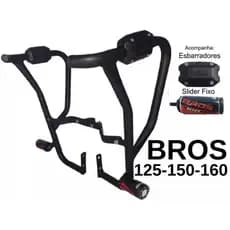 Protetor Para BROS 125 - 150 - 160 NXR Carenagem Tanque Motor Mata Cachorro Slider