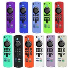 Case de Silicone à Prova de Impacto para Controle Fire Stick 4K 3ª Geração