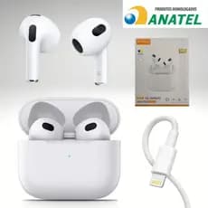 Fone Bluetooth FN-BT10 AGold Sem Fio 5.4 TWS Som Potente Graves Fortes Bateria Longa Conexão Rápida