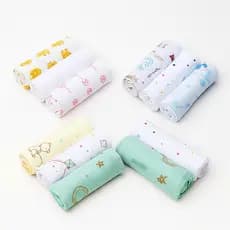 Kit 6 Faixas Umbilical Algodão RN Bebe Enxoval Macia Flanelada 100% Algodão