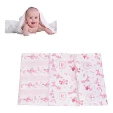 Kit 3 Cueiro Bebe Estampado Flanelado Infantil 100% Algodão macio bebe manta coberta Enxoval