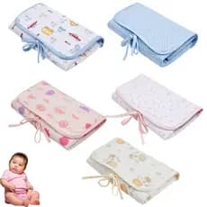 Trocador de fralda Portátil Bebê Macio Algodão Porta Fralda Bolsinha Impermeável Dobrável acolchoado