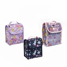 Bolsinha Térmica Lancheira Escolar Infantil Dobrável Nylon
