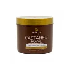 Mascara Tonalizante Castanho Royal Felicity 500 GR
