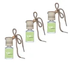 Kit c/3 Aromatizadores Essências Vip Aromas Carro Novo 10ml