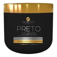 Mascara Tonalizante Preto Azulado FelicityProfessional  500g