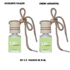 Kit c/2 Aromatizadores Vip Aromas carro novo 10 ml