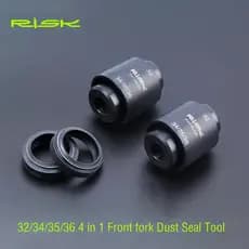 Risco 4 Em 1 MTB Bicicleta Garfo Dianteiro Ferramenta De Instalação De Vedação De Poeira , 32/34/35/36mm Amortecedor Óle