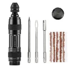 Kit De Punção De Pneu Sem Câmara De Ar Para Bicicleta , Scooter , Motocicleta , Ferramenta De Reparo De Pneus Com 15 Peç