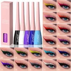Maquiagem De Cor DUNUF18 eyeliner Líquido Caneta Branca Vermelha De Palco Duradouro Não Fácil