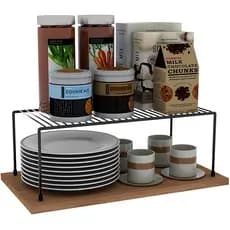 Organizador Armário Cozinha Prateleira Aramado Aço 42cm
