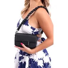 bolsa da moda / bolsa feminina / bolsa alça Trançada