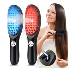 Escova Massageadora com Laser 4 em 1 – Tratamento Capilar e Antiqueda