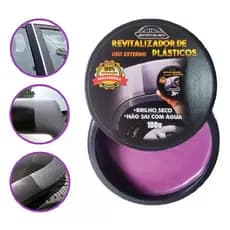 Cera Revitalizante para Parachoques e Plásticos - Restaure o Brilho e a Cor Original do Seu Veículo