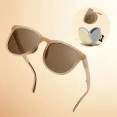 Novos Óculos de Sol Polarizados Populares Óculos de Sol Anti Ultravioleta Femininos para Esportes ao Ar Livre Caminhadas Moda Escalada Óculos de Sol Dobráveis