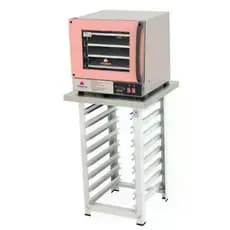 Kit - Forno Turbo Elétrico Fast Oven PRP-004 Plus 127V Rosa + Bancada MES-004 - Progás