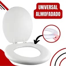 Tampa de Vaso Sanitário Almofadada Premium Universal – Conforto para Banheiro